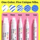 thumbnail image 2 of Rotuladores de pintura Funcils blancos, pack de 5, puntas de 1 mm a 15 mm, 2 of 9