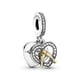 thumbnail image 2 of Dije Colgante Pandora Feliz Aniversario Bicolor, 2 of 2