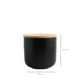 thumbnail image 3 of Contenedor de Cerámica Hermético Tapa Madera S Negro Simplit, 3 of 6