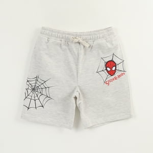 Short Niño Gris Telaraña Spiderman Marvel