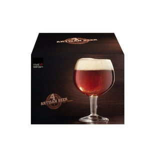 Royal Leerdam - Set 4 Artisan Belgian Beer 600 Ml - Libbey Color Agua