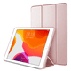 thumbnail image 1 of Funda para iPad 9.7 (2018, 6.ª generación)/iPad 2017 (5.ª generación), ligera y elegante, con parte trasera de TPU suave, función de reposo/activación automática., 1 of 8