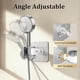thumbnail image 5 of Soporte ajustable para cabezal de ducha Blissfuhue con giro de 360°, 5 of 9
