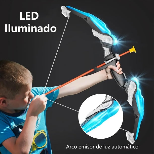 Juego Arco Y Flecha Con Luz Interior Exterior Niños Regalos | Lider
