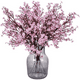 thumbnail image 1 of 6 piezas de flores artificiales de otoño, flores de aliento de bebé falsas, ramo de gypsophila artificial a granel, arreglos florales de seda, centros de mesa para el hogar, cocina, dormitorio, festiv, 1 of 6