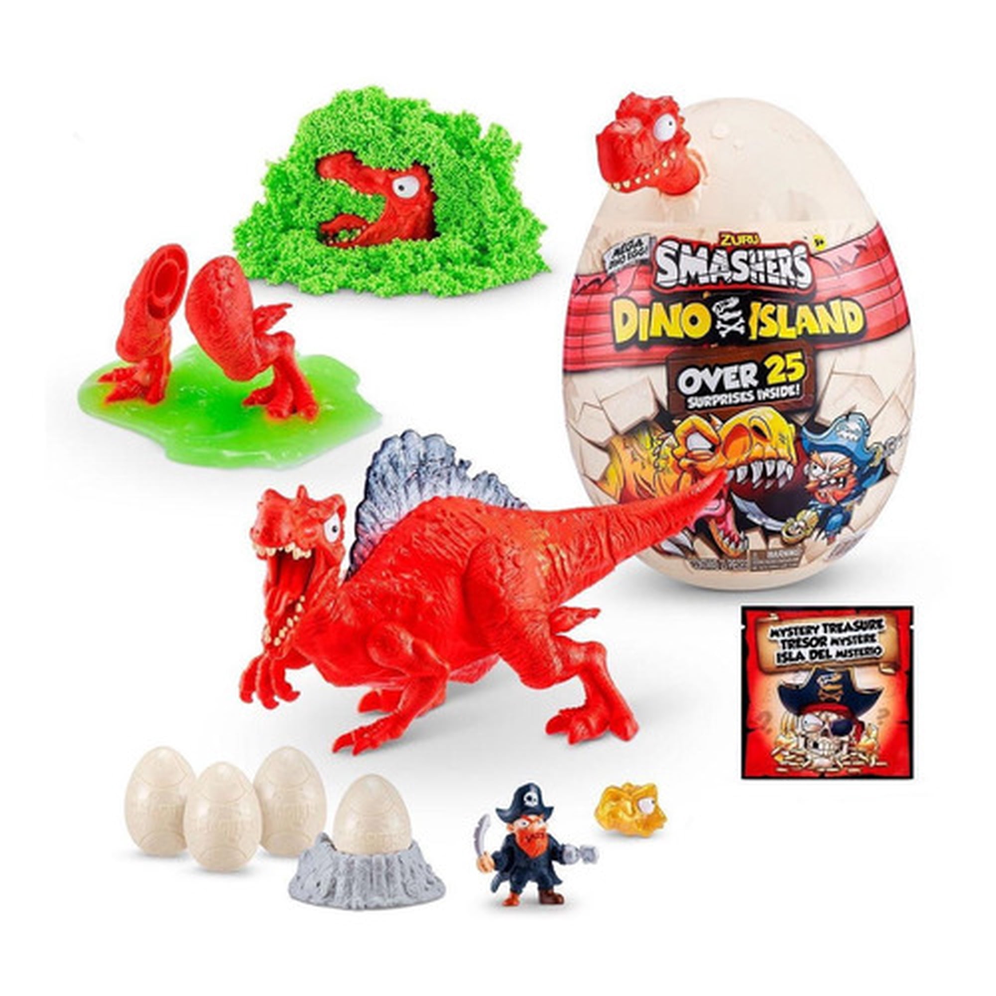 Huevo Sorpresa Epico Smashers Dino Island Colección Figuras