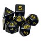thumbnail image 3 of Juego De Dados Poliédricos De 7 Piezas Juguete De Entretenimiento Para Suministros De Fiesta De Entretenimiento Amarillo, 3 of 5