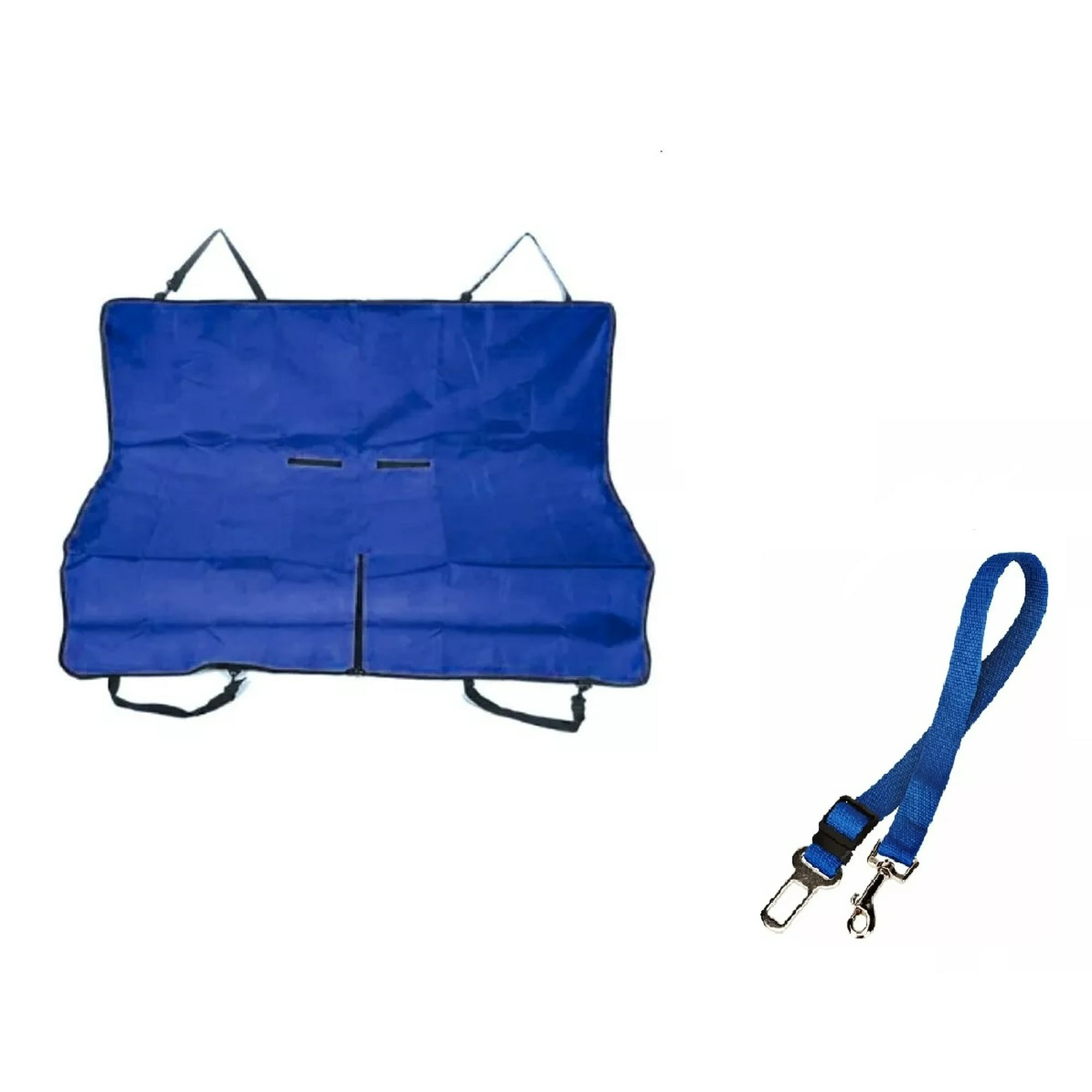 Defensor - Funda Para Auto Impermeable, Perros 150x140cm Más Cinturón. Color Azul