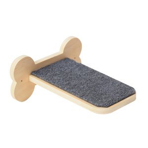 Ioensy - Estante De Pared Para Gatos Con Rascador Y Escalera De Madera Para Trepar, Descansar Y Relajarse.