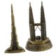 thumbnail image 1 of 2 Piezas Vintage Towerl Modelo Malasia Torres Gemelas Petronas Kuala Lumpur 13 Y 16 Cm, 1 of 5