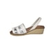 thumbnail image 5 of Sandalia Cuero Charmiane Blanco Plata, 5 of 5