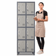thumbnail image 1 of Locker Casillero Metálico 2 Cuerpos 8 Puertas con patas, 1 of 4