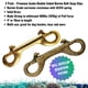 thumbnail image 5 of Abrazaderas de latón Aquatic Hunt 10 cm de doble extremo – Pack de 2, 5 of 6