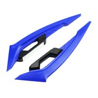 Magideal - 2 Alerones Laterales Para Motocicleta, Alerón Delantero, Fácil De Instalar, Reemplazo Para Garaje, Accesorio De Modificación De Mantenimiento Ligero. Azul