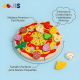 thumbnail image 3 of Juguete pizza de madera cocina infantil set para cortar, 3 of 3
