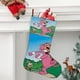 thumbnail image 2 of Snagglepuss Tema: Calcetines de Navidad, fino lino blanco para colgar en escaleras y chimenea, decoración navideña para el hogar, regalo de Navidad.54cm×38cm, 2 of 5
