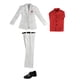 thumbnail image 2 of Juego De Pantalones Y Camisa De Manga Larga De Traje Blanco 1/6 Y Zapatos Para Figura Masculina De 12 '', 2 of 3