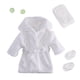 thumbnail image 2 of Accesorios De Fotografía Para Recién Nacidos, Albornoz, Disfraz Para Recién Nacido, Bata De Bebé Para Niños Pequeños, Color Blanco, 2 of 5