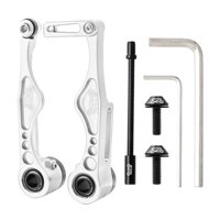Magideal - Palanca Delantera Y Trasera De Frenos En , Compatible Con Piezas De Reparación Bmx , Plata 109X42.8Mm