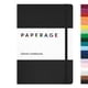 thumbnail image 1 of Cuaderno PAPERAGE, cuaderno en blanco, tapa dura, 160 páginas, negro, 1 of 8