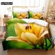 thumbnail image 1 of Yellow Flowers Bedding Set Duvet Cover Set Bedding Digital Printing Bed Linen Bedding Set, 1 of 5