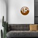 thumbnail image 3 of Arte mural Vausart Cactus de metal 28 cm oxidado, 3 of 6