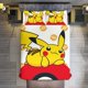thumbnail image 1 of Pikachu 3 Piece Sets Full/Queen Size - Reversible Microfiber Quilts with Shams Soft Lightweight Bedspread Coverlet Comforter for All Season Bed Sheets, 1 of 4