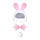 thumbnail image 3 of Conjunto de bolsillo para perros de 3 partes, atuendos, decoración de mascotas, necesidades de mascotas, revestimiento, cosplay para perros pequeños, sombrero bola pajarita, 3 of 5