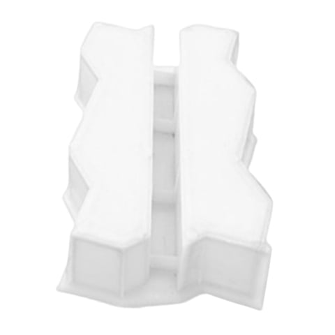 Magideal - Molde De Ladrillos De Cemento Para Hacer Bordes De Jardín, Suministros Para Hacer Bordes, Molde De Cerca, Molde De Hormigón Para Decoración De Caminos