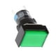 thumbnail image 2 of DC 24V Pulsador Interruptor De Rectángulo Momentáneo De Restablecimiento Automático Con Luz LED Verde, 2 of 3
