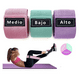 thumbnail image 2 of Bandas Elásticas de Resistencia Ejercicios Pro 3 Piezas de Tela con Bolso Yoga, 2 of 6