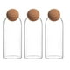 thumbnail image 1 of Set 3 Botellas Frascos Contenedor 1500mL Vidrio 25cm Tapa, 1 of 3