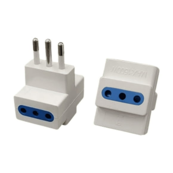 Adaptador Triple Enchufe 10a 1500w 3 Tomas Universal Hogar