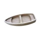 thumbnail image 2 of Estantería De Madera Con Forma De Barco Sin Terminar, Decoración De Canoa De Madera Para Dormitorio, Escritorio, 6,69 Pulgadas, 2 of 5