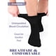 thumbnail image 5 of Calcetines para diabéticos Hugh Ugoli para hombre, holgados hasta el tobillo, negros 11-13, 5 of 6