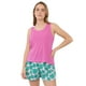 thumbnail image 1 of Pijama Mujer Rib Encaje Fucsia Tropical Corona, 1 of 5