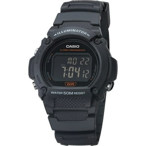 Reloj Casio Fitness De Cuarzo Con Correa De Resina, Gris, 25.5 (Modelo: W-219H-8Bvcf) Casio Casio