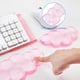thumbnail image 4 of Soporte para teclado Rskinieei con reposamuñecas de acrílico rosa, 4 of 8
