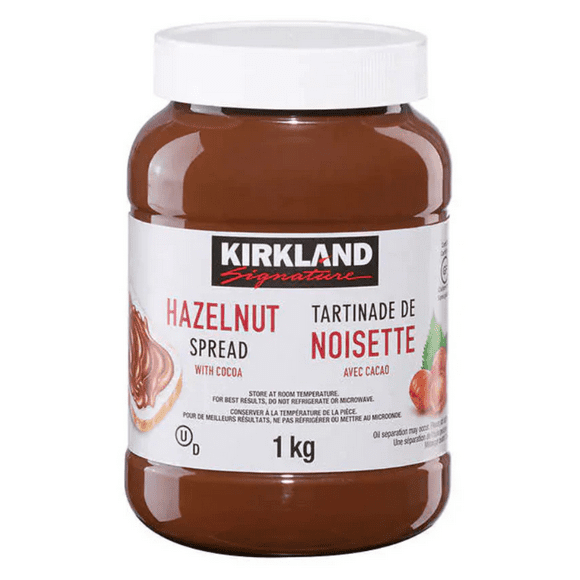 Crema de Avellana Hazelnut Kirkland 1 Kg