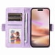 thumbnail image 2 of Carcasa FOXDOCK iPhone 16 Plus de cuero PU, diseño acolchado clásico, protección contra caídas y rayones, 2 of 5