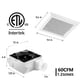 thumbnail image 4 of Ventilador de extracción para baño VENTECHLATION 60 CFM, conducto de 3", 4 of 4