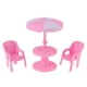 thumbnail image 3 of Juego de sillas de mesa de té de jardín de muebles de casa de mu?ecas 1/12 con paraguas, 3 of 5