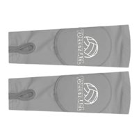 Magideal - 2 Piezas De Guantes De Manga De Voleibol Para Brazo, Protectores Deportivos Para Brazo, Guantes De Entrenamiento De Compresión Para Antebrazo, Para Vi Gris