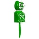 thumbnail image 2 of Reloj de pared Kit-Cat Klock Classic Green Lady a pilas, 2 of 4