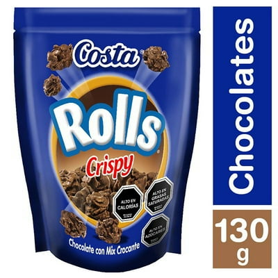 Chocolate Rolls Crispy 130 G Costa