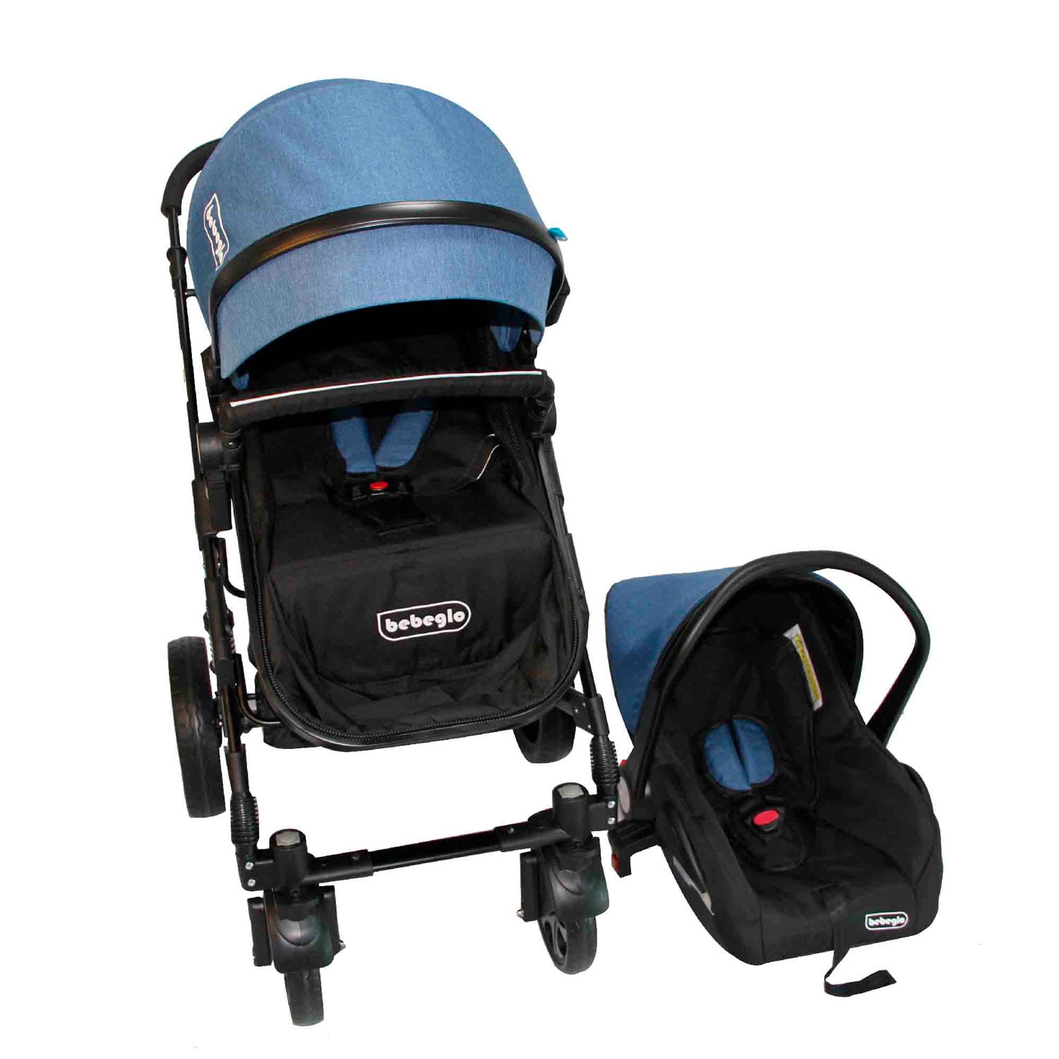 Bebeglo - Coche Travel System Orleans - Azul Rey