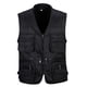 thumbnail image 1 of Chaleco Utilitario Para Hombre Con Múltiples Bolsillos Y Cremallera Para Caza, Pesca, Viajes, Exteriores, Negro, XL, 1 of 5