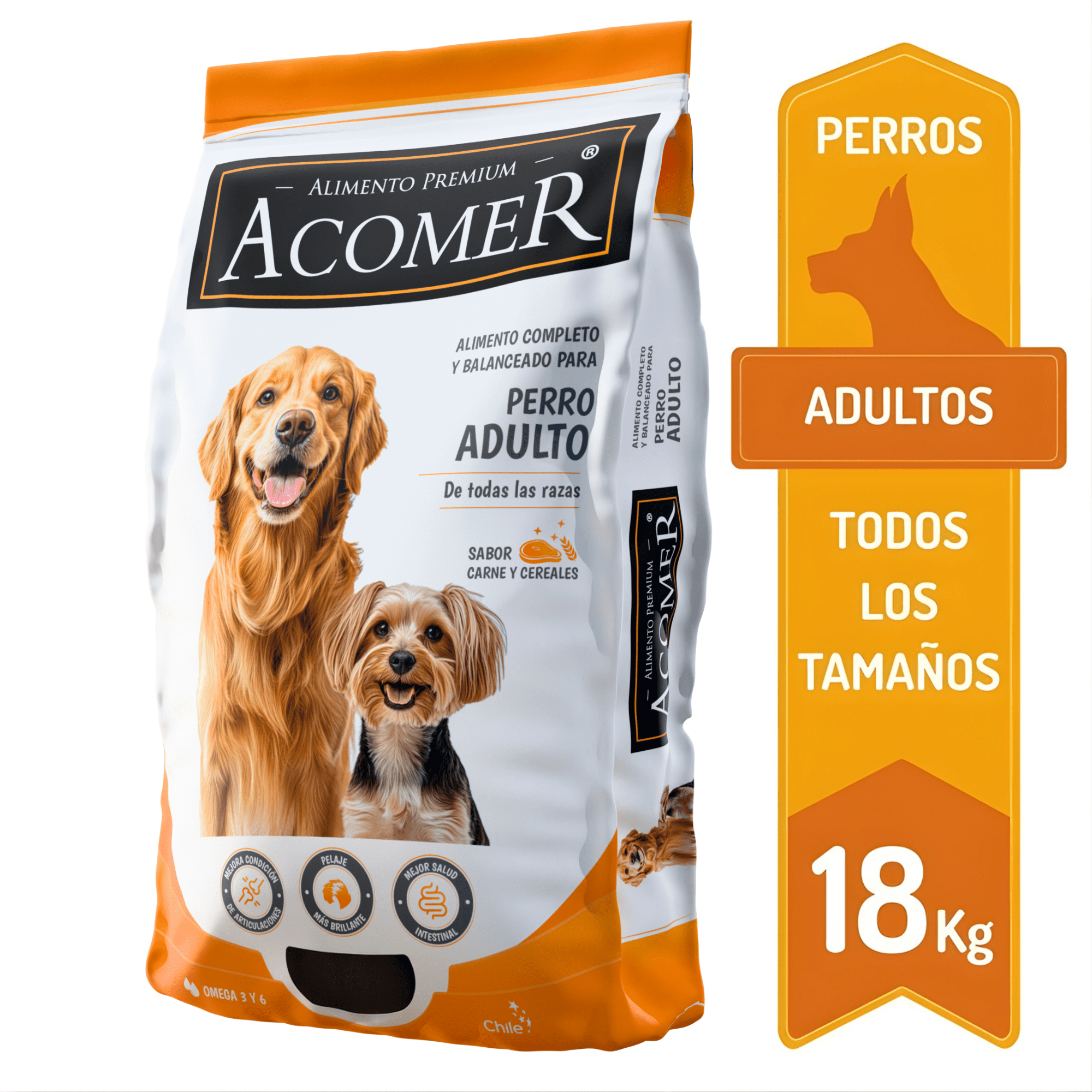 Acomer - Alimento Para Perro Adulto 18kg