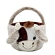 thumbnail image 2 of Canasto De Pascua De Vaca De Peluche Con Oreja De Peluche Reutilizable Para Fiesta Favorece A Los Niños, 2 of 3