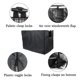 thumbnail image 3 of Cubierta De La Caja Del Perro 42 Pulgadas Puerta Doble Perro De Perro Interior Cubierta Impermeable Del Perro De Perro Con Ventana De Ventilación De Aire Para La Caja Del Perro De La Ma, 3 of 3